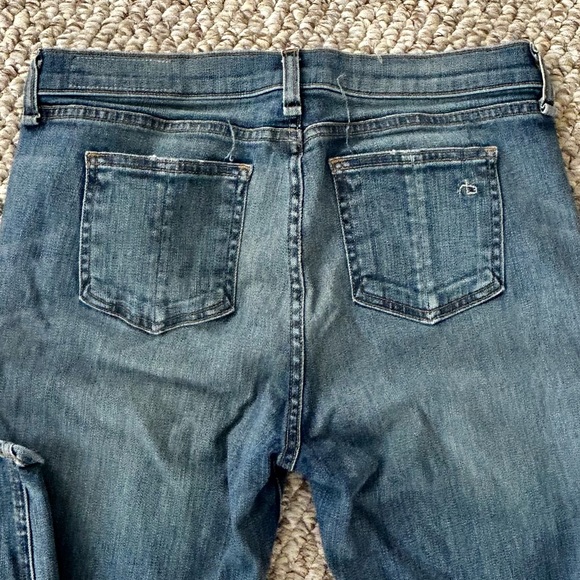 Rag & Bone Distressed Dash Jeans - 27 - Picture 5 of 5